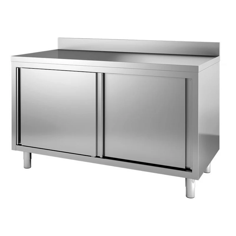 Placard bas inox avec dosseret P.600
