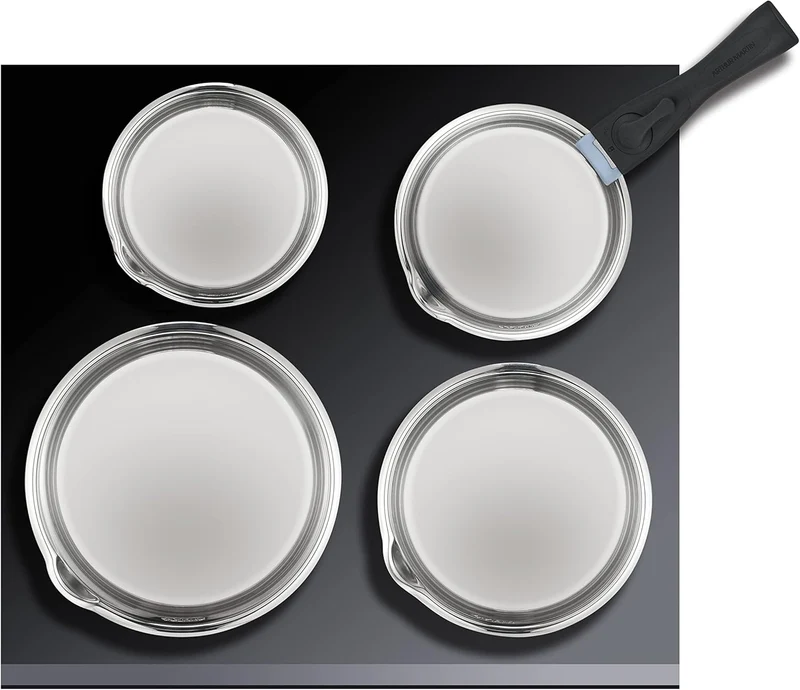 Batterie de cuisine inox 5 pièces avec manche amovible Arthur Martin - Tous feux dont induction