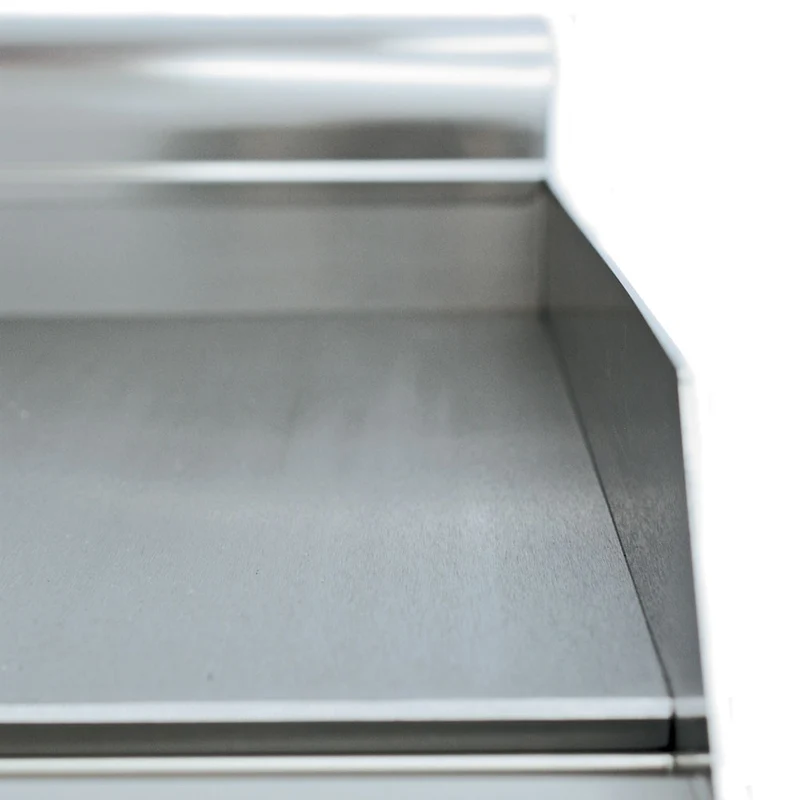 Plaque de cuisson électrique 1/3 nervurée - 2/3 lisse - 6 kW - Diamond