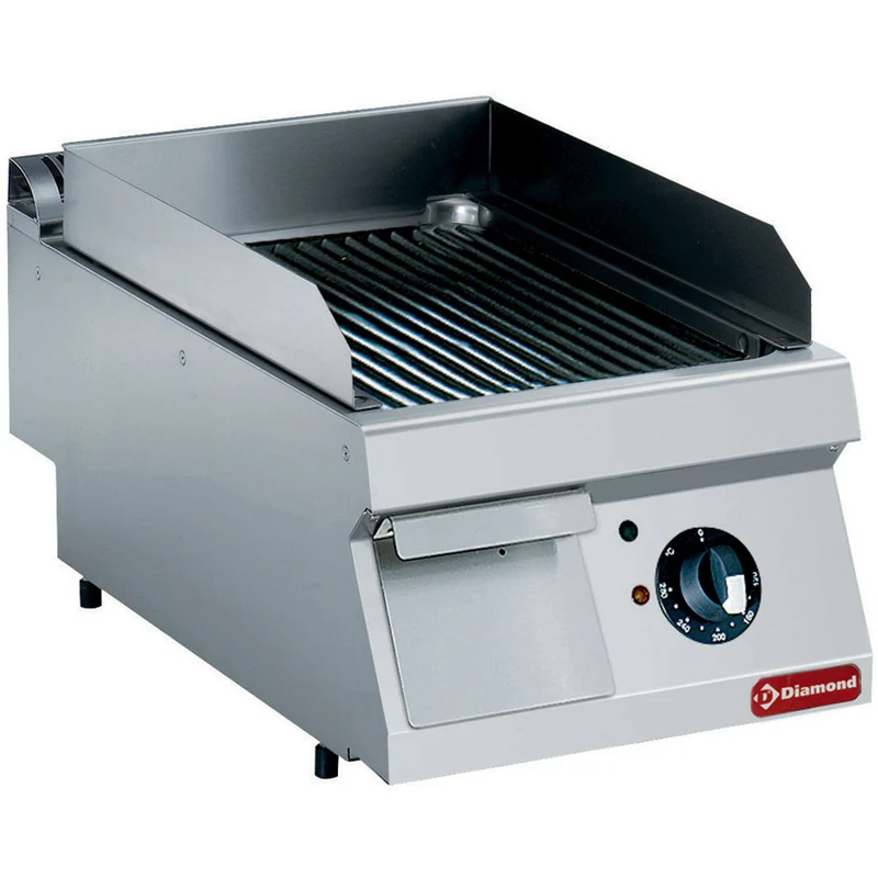 Plaque de cuisson électrique - rainurée - Réf. E17/PR4T-N - 4,5 kW - Diamond