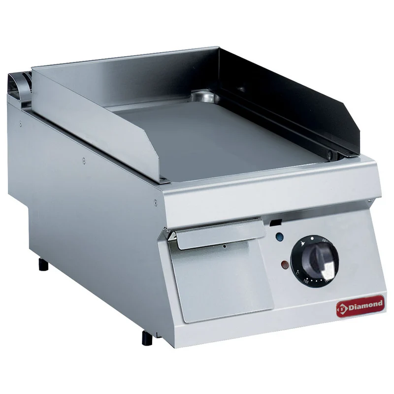Plaque cuisson électrique lisse- chrome - 4,5 kW - Diamond
