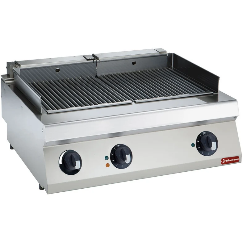 Grill électrique inox 800mm - Diamond