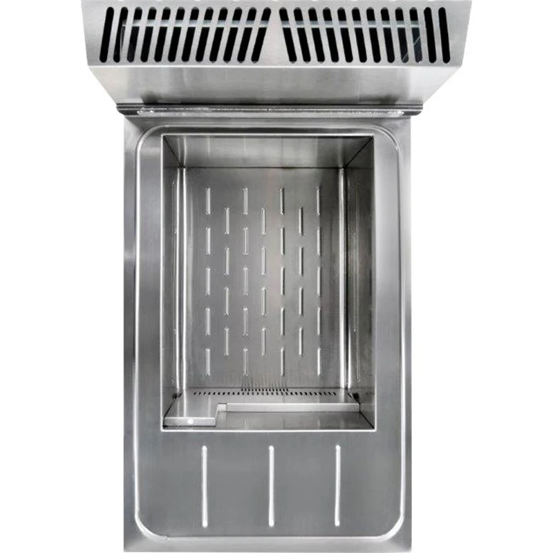Friteuse gaz - 1 cuve 16 litres sur meuble - Diamond