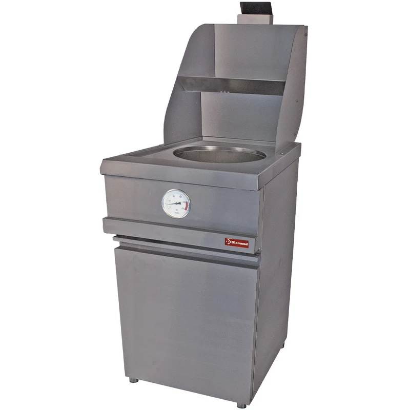 Friteuse gaz cuve ronde - mécanique - Diamond