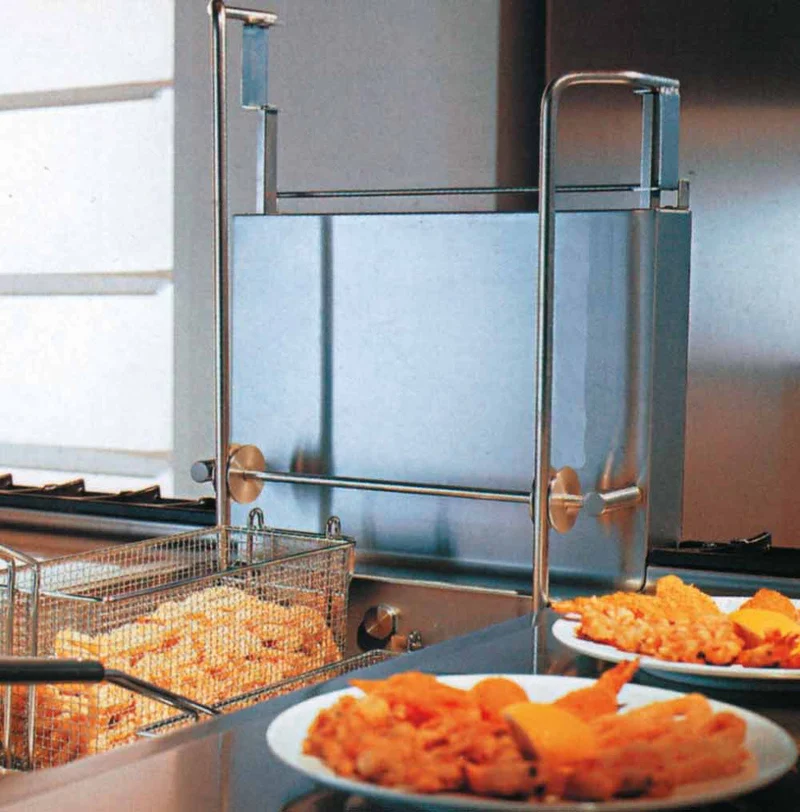 Friteuse gaz digit. cuve - y- 23 lt sur meuble - Diamond