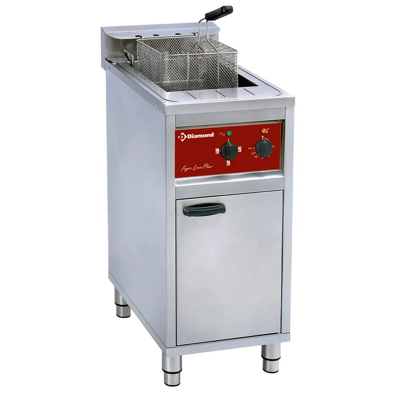 Friteuse électrique 16 litres sur meuble - 12 kW - Diamond