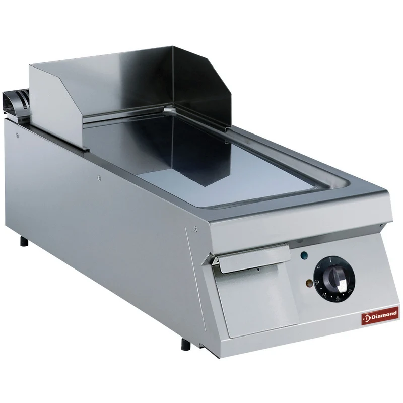 Plaque cuisson électrique lisse -chrome- top - 7,5 kW - Diamond