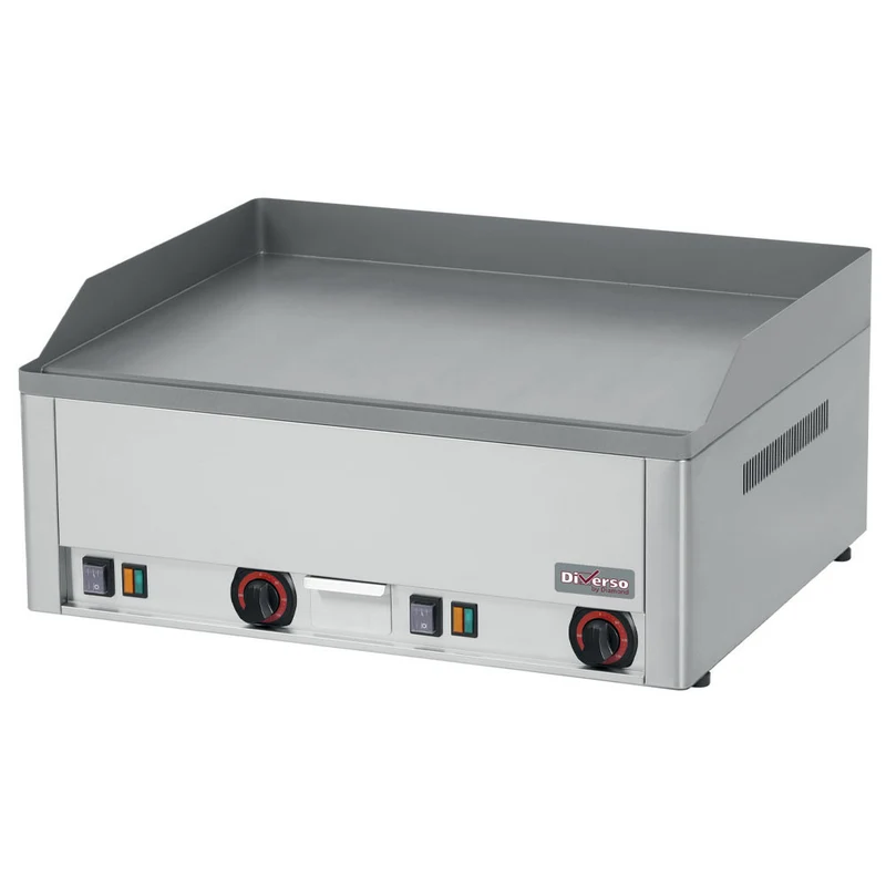 Plaque de cuisson électrique fonte lisse - Diverso - 6 kW - Diamond