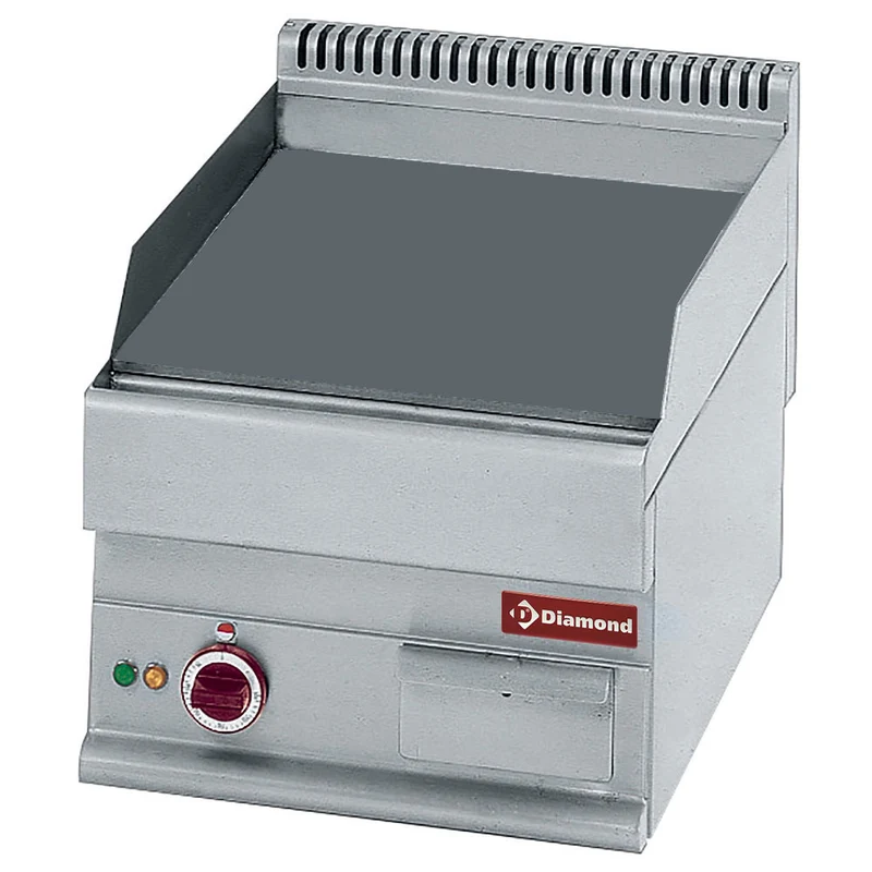 Plaque cuisson électrique lisse- fonte 395x520 mm - 4,5 kW - Diamond