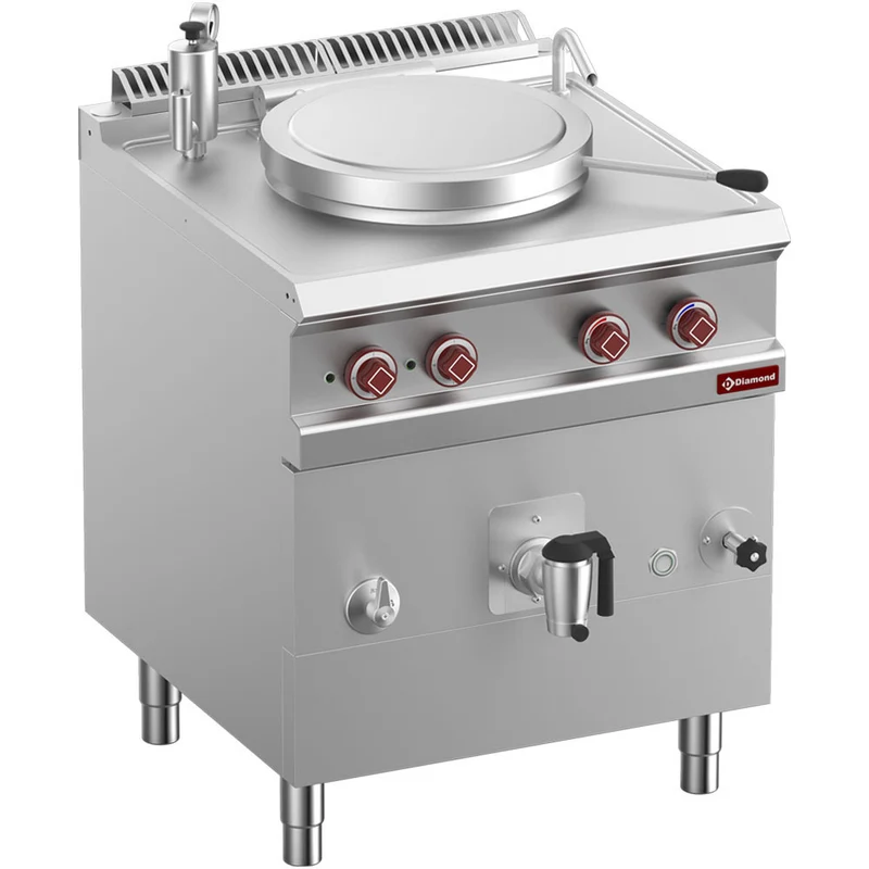 Marmite ronde électrique 50 lt -chauffage indirect - 9 kW - Diamond