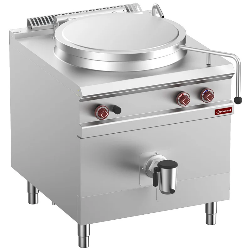 Marmite gaz 150 lt chauffe direct- meuble - Diamond