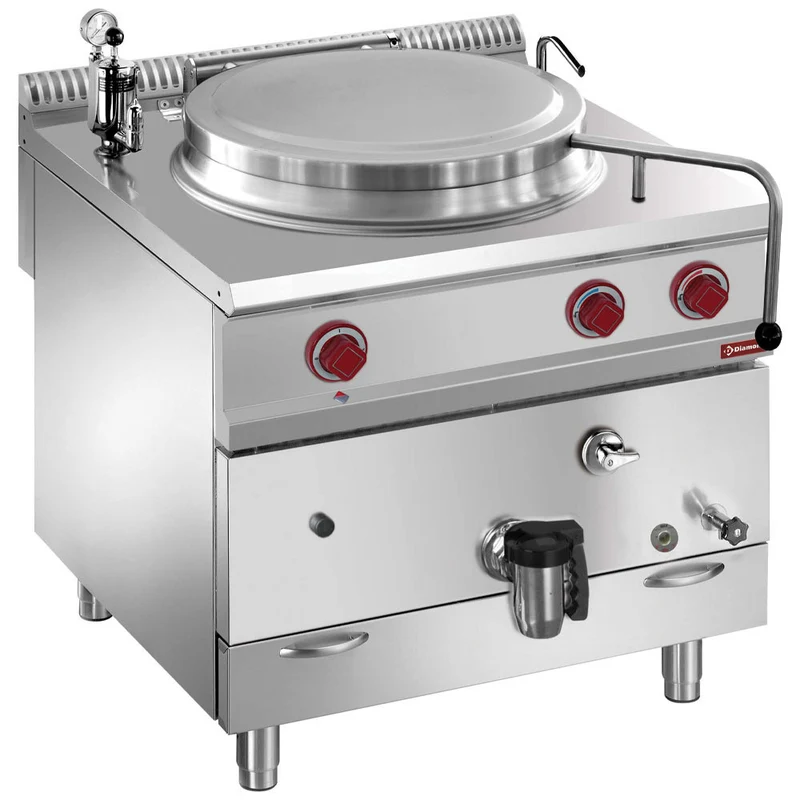 Marmite gaz cuve 100 lt chauffage indirect - Diamond