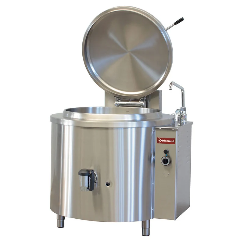 Marmite ronde gaz 150 lt - chauffe indirect - Diamond