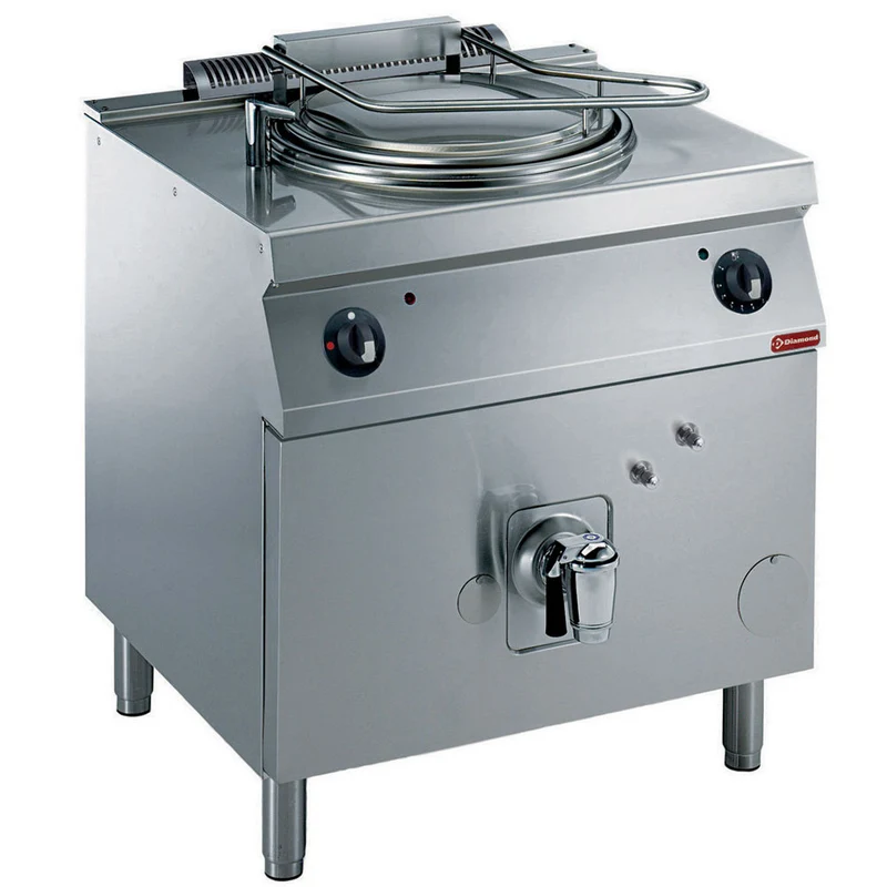 Marmite ronde gaz 60 litres sur meuble - Réf. G17/M60I8-N - Diamond