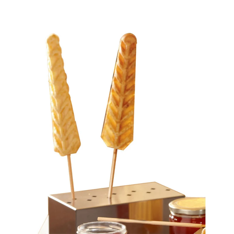 Présentoir en inox pour gaufres en épi - Accessoire gaufrier - Diamond