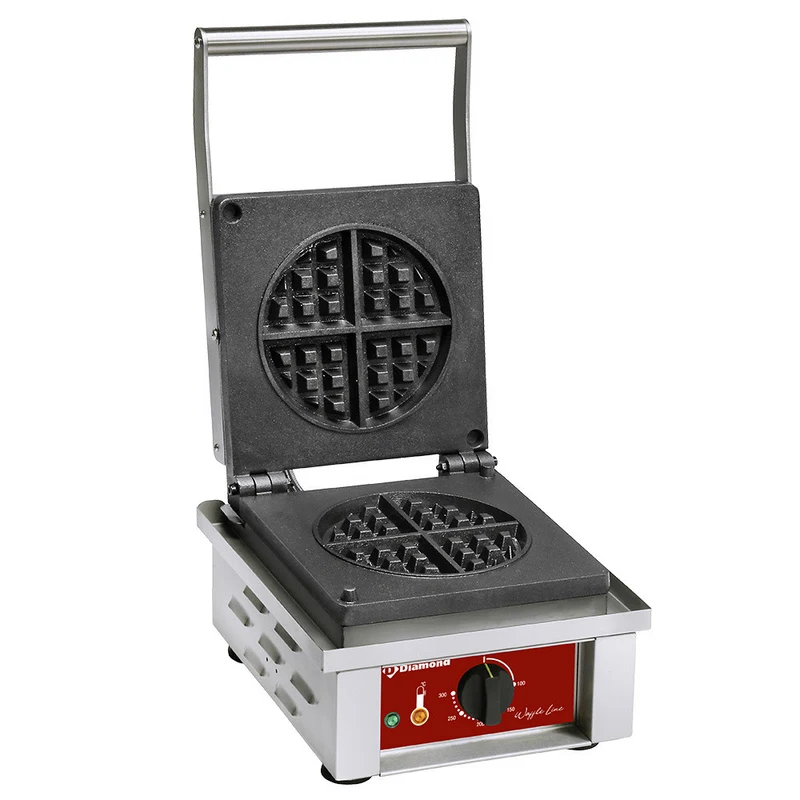 Gaufrier élec pour 4 éventails gaufrés - 1,6 kW - Diamond