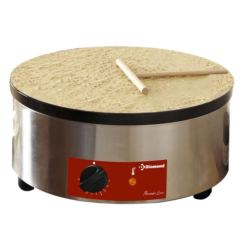 Crêpière professionnelle - 60 crêpes/heure - 3,6 kW - Diamond