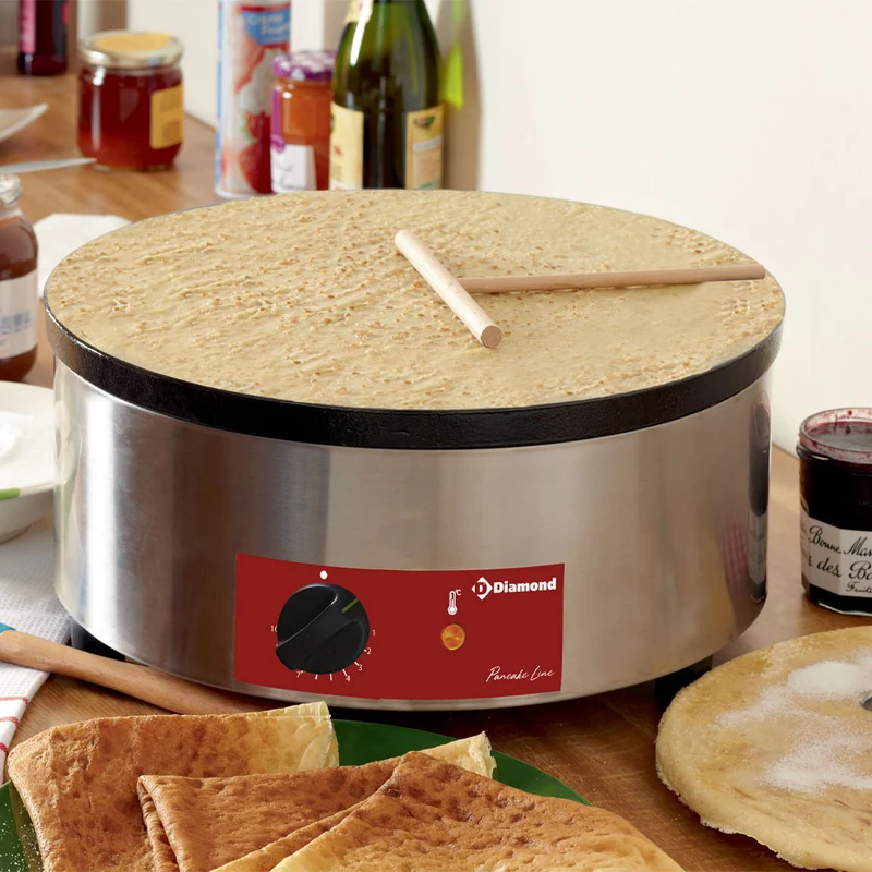 Crêpière professionnelle - 60 crêpes/heure - 3,6 kW - Diamond