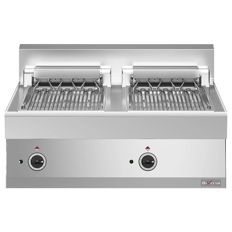 Grill-vapeur électrique, 1/1 module - Diverso - 2 x GN - 8 kW - Diamond