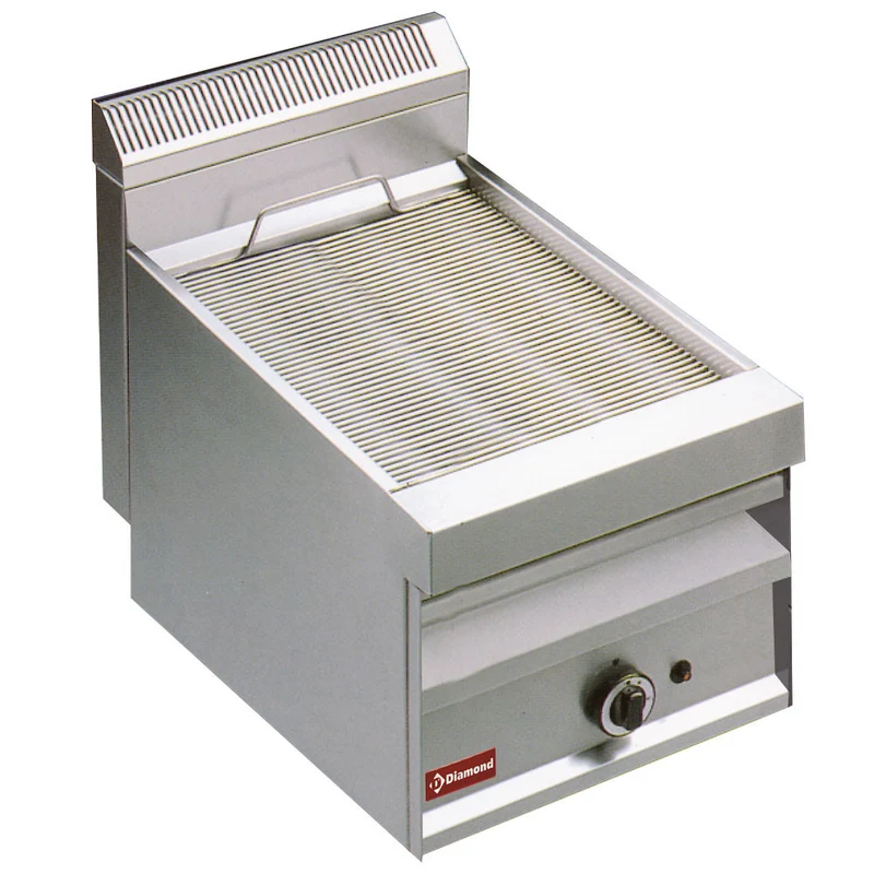 Grill vapeur à gaz avec grille forme -O- top - Diamond