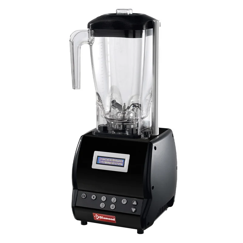 Mixer professionnel - verre carré 2 lt + variateur - Blender - 0,75 kW - Diamond