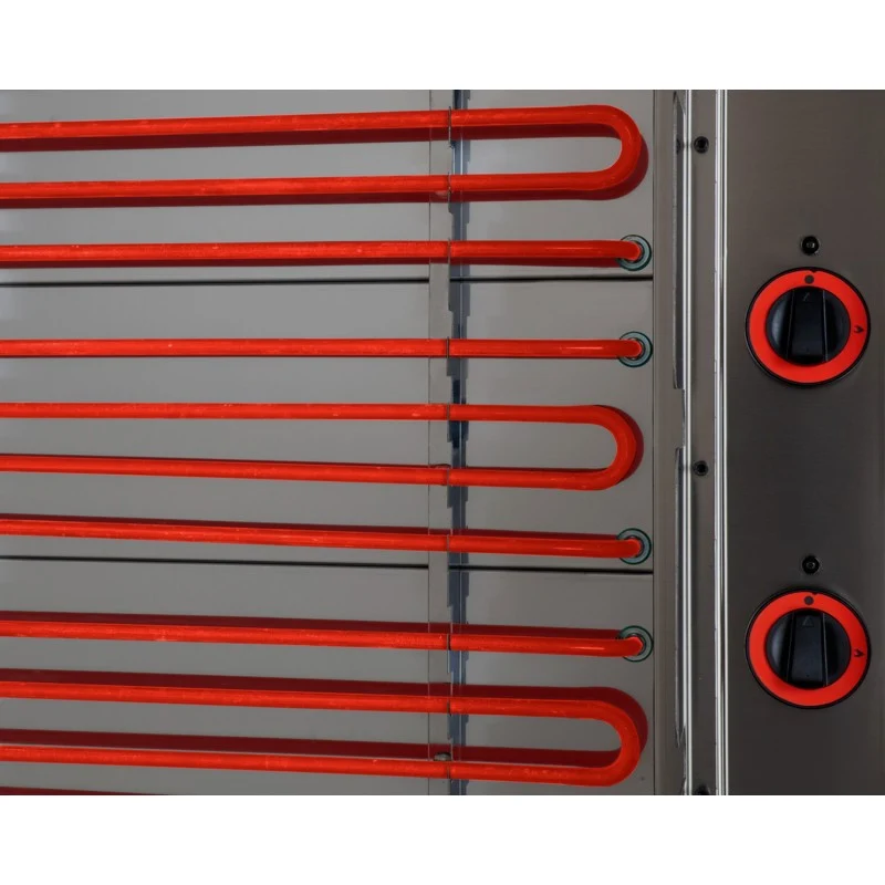 Rôtissoire électrique 66 poulets - 11 broches - 11 Doble EKO-E 55 L 25.2 kW - Feca