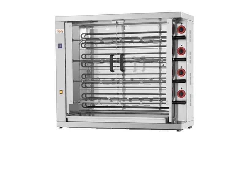 Rôtissoire électrique 24 poulets - 4 broches - 420 EKO-E 20 L 16.8 kW - Feca