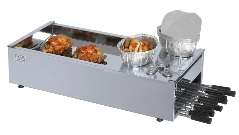 Plateau de poulet rôti à découper 1100 mm - Accessoires rôtissoire - Feca