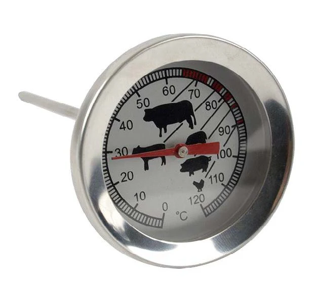 Thermomètre viande - 0/+120°C - Inox - Sonde - 4710 - Saro