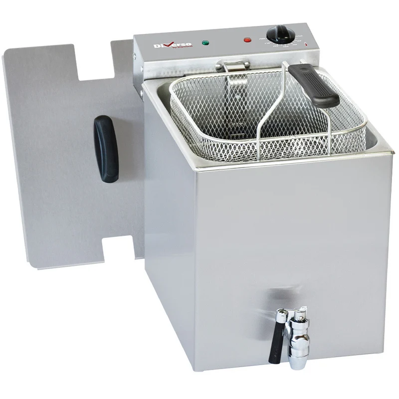 Friteuse électrique de table 8 L+ robinet - Diverso - 3 kW - Diamond