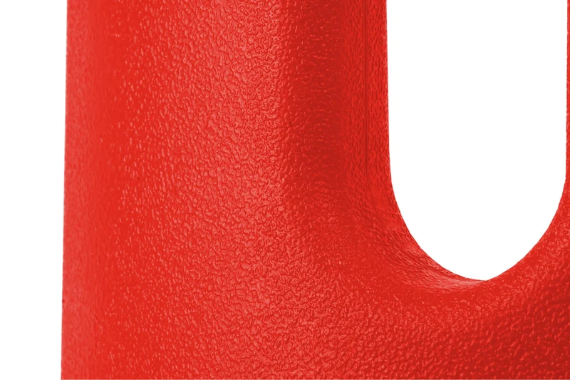 Protection angle - Inox/Plastique - Rouge - Accessoire de cuisson - Saro