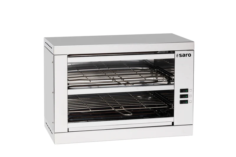 Grille-pain - 6 toasts - Chauffage réglable - Bac miettes - Design moderne - Réf. 458-1020 - Toaster professionnel - Saro