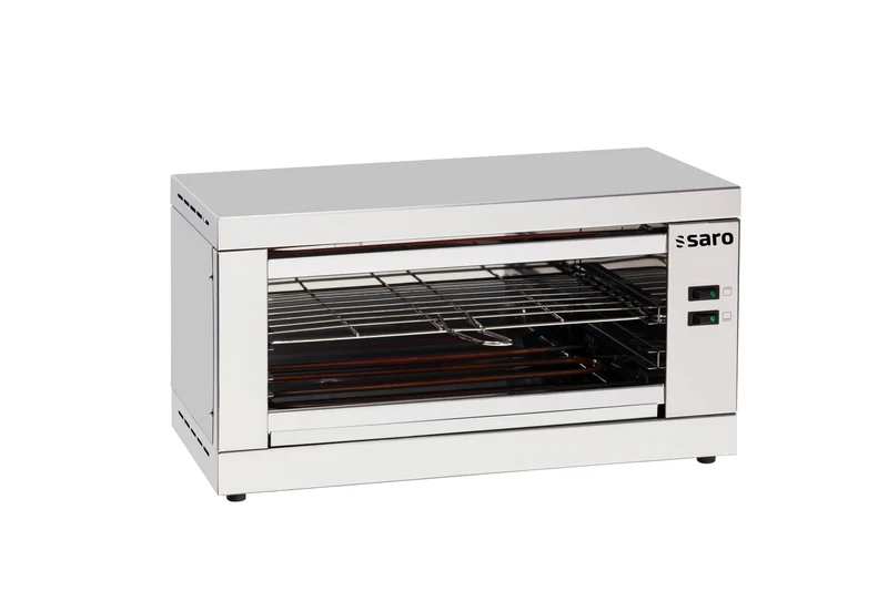 Grille-pain - 6 toasts - Chauffage réglable - Bac miettes - Design moderne - Réf. 458-1015 - Toaster professionnel - Saro