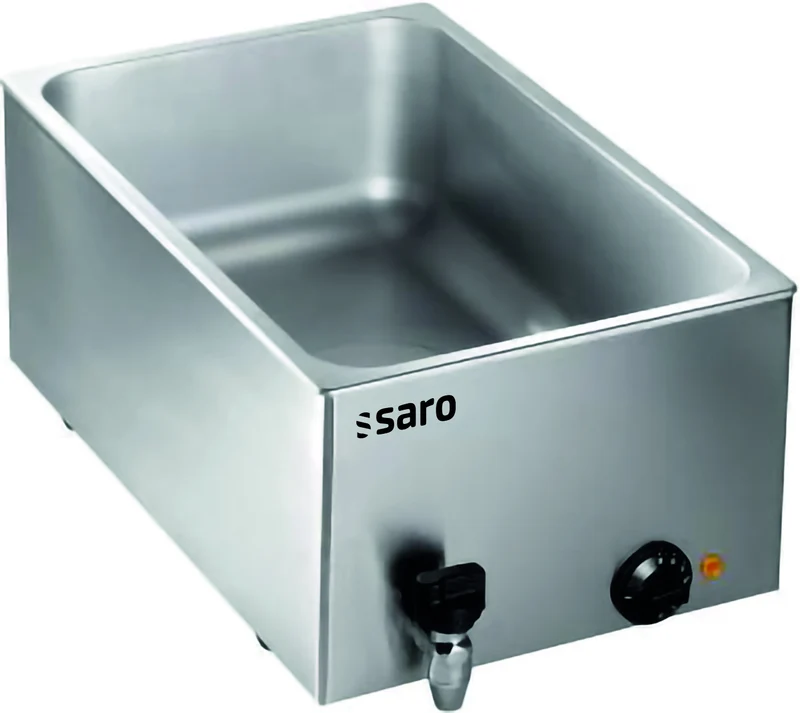 Bain-marie - GN 1/1 - 1kW - 345x600x255mm - Robinet - BMH 160 - Saro