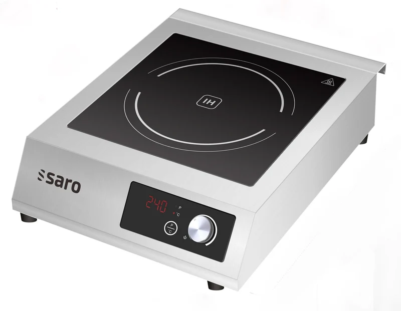 Plaque Induction - 8kW - Ø140-340mm - 10 Niveaux - Affichage LCD - Saro