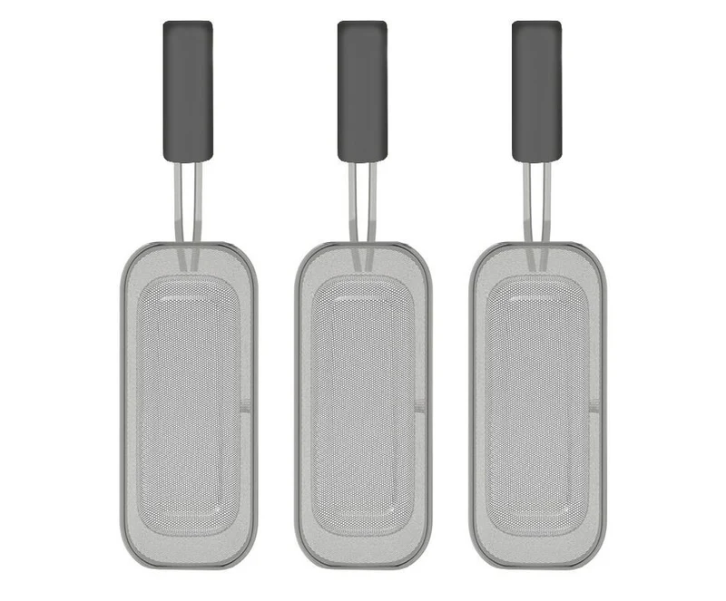 Paniers Pâtes - Ensemble 3x1/3 - Acier - 288x163x215mm - Professionnel - Accessoires cuiseur - Saro