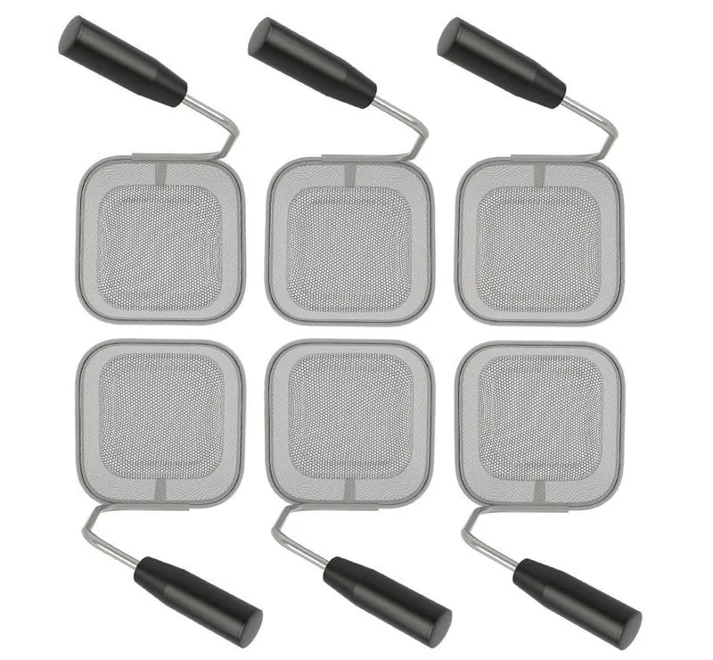 Paniers Pâtes - Ensemble 6x1/6 - Acier - 143x163x215mm - Professionnel - Accessoires cuiseur - Saro