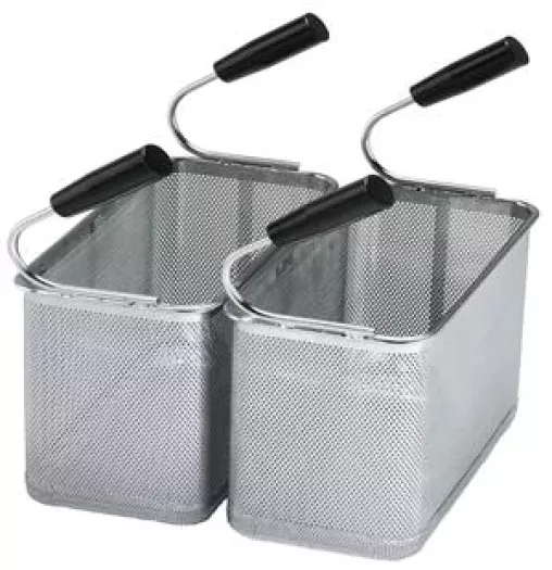 Paniers Pâtes - Ensemble 2x1/6 + 1x1/3 GN - Acier - Professionnel - Réf. 423-4005 - Accessoires cuiseur - Saro