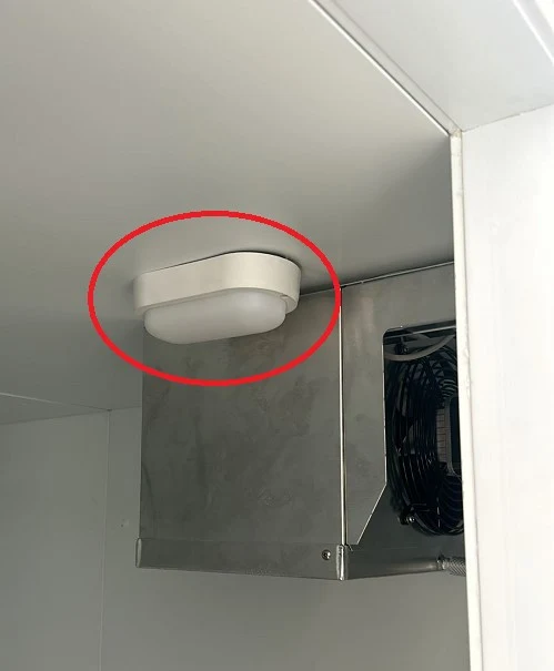 Lampe pour chambre froide positive/negative 7489 - Accessoires de ventilation - Combisteel
