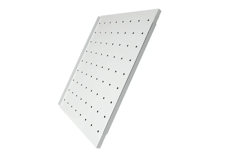 Grille perforée gauche/droit blanc pour armoire réfrigérée 7455.2200 2205 2210 2400 2410 2416 - Combisteel