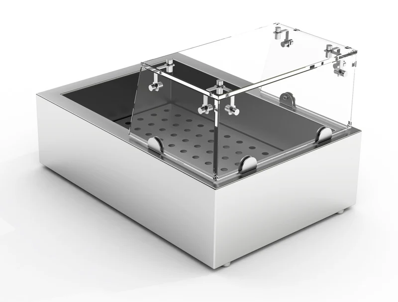 Vitre soulevé GN 1/1 pour 7013.2700 370x220x160 mm - Accessoires de ventilation - Combisteel