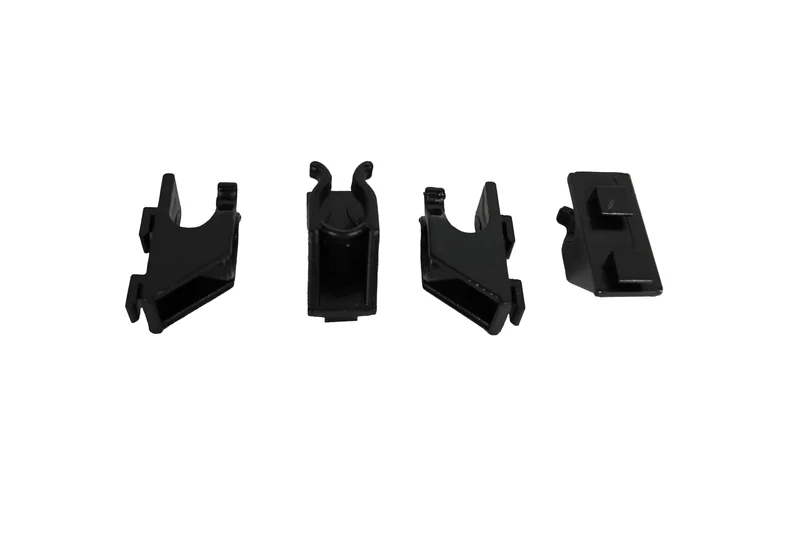 Ensemble 4 clips noir pour vitrine réfrigérée 7487.0170 0175 0180 - Accessoires de ventilation - Combisteel