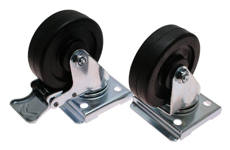 Serie de 6 roues pour Serie GN 140 mm - Accessoires de ventilation - Combisteel