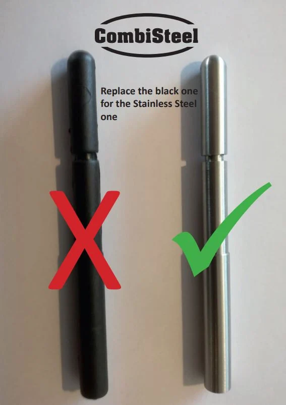 Barre de pression inox pour verrouillage de chambre froide positive ou negative - Accessoires Réfrigération - Combisteel