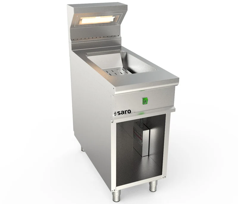 Chauffe-frites - Inox - GN 1/1 - 1kW - Sur pieds - LQ/SPE40BA - Saro