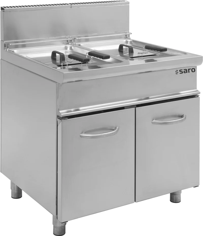 Friteuse gaz - 2x17L - 33kW - 800x700x850mm - E7/FLG2V17 - Saro