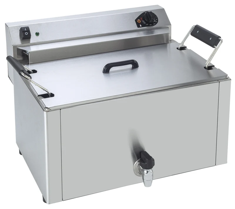 Friteuse pâtisserie - 16L - Température 0/+180°C - Cuve amovible - Robinet vidange - 9 kW - Saro