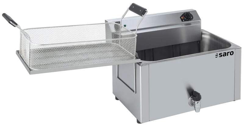 Friteuse pâtisserie - 16L - Température 0/+180°C - Cuve amovible - Robinet vidange - 9 kW - Saro
