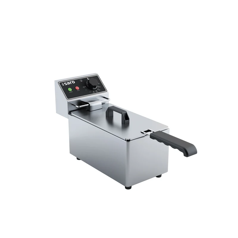 Friteuse - 4L - Température 60/+200°C - Cuve amovible - Thermostat sécurité - Saro