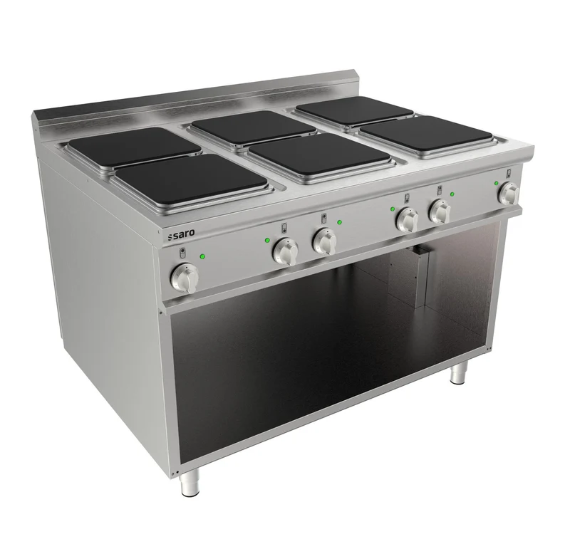 Cuisinière électrique - 6 plaques - 24 kW - LQ/CQE6BA - Saro